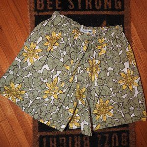 JWAnderson Green Yellow Shorts Med